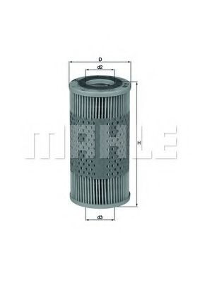 Filtro de aceite OX17D Mahle Original